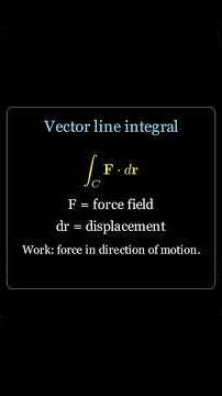 Line integrals made simple 🚀 learn how to sum along a path #calculus #math #fyp #tutorial #viral