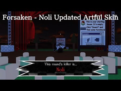 Roblox Forsaken - Noli Updated Artful Skin Gameplay