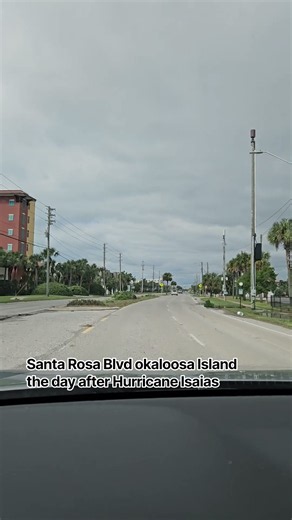 okaloosa island after hurricane Isaias 🌀#okaloosaisland #hurricane
