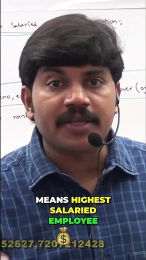 Find Nth Highest Salary Employee: SQL Interview Question #shorts