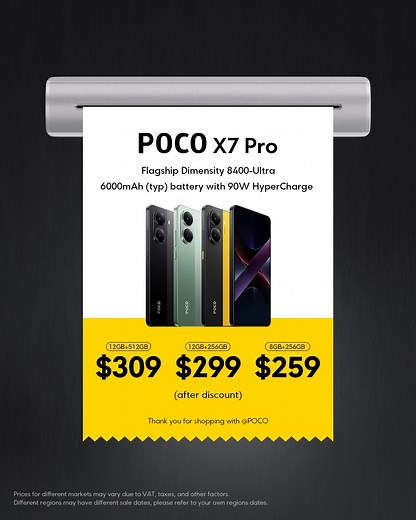 581 reactions · 11 comments | What’s coming out of the printer?  Your exclusive #POCOX7Pro deal for #POCO1111MegaSale Swipe up before it’s gone! | POCO | Facebook