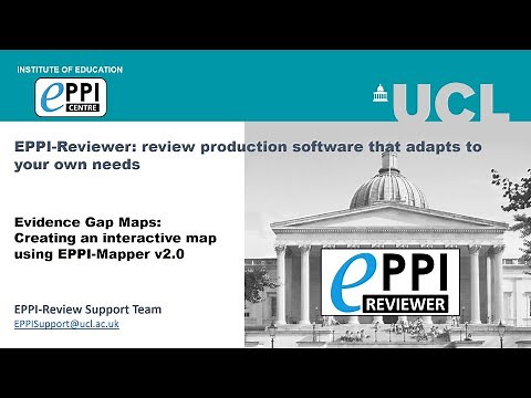 Creating an interactive evidence (gap) map using EPPI-Mapper v2.0