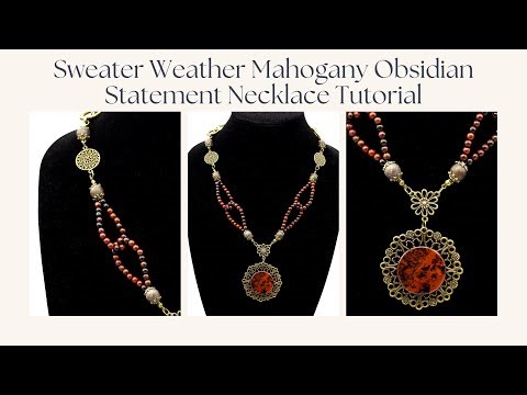 Sweater Weather Statement Necklace Tutorial w/ Lauren Fenty : September 2025 Bargain Bead Box