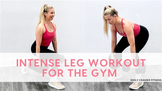 Intense Leg Workout for the Gym (Prepare to Lift HEAVY!)