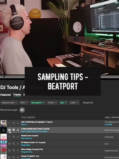 Sampling Music - Want more original vocals in your tracks? 🎙️ I break down how I search Beatport by key to find vocals that sit perfectly. Head over to the Raven Studios site to watch the full course, where I break down in detail about why I use Beatport over Splice & Loopcloud and how I then go on to process those vocals and use them in my tracks. Full breakdown & more production tools at 👉 theravenstudios.com