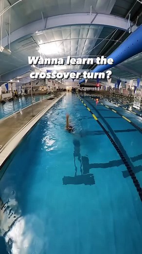 Crossover turns are tricky! But this drill is fool-proof and it works every time! #swimmercheck #swimmerthings #swimmerproblems #swimmerlife
