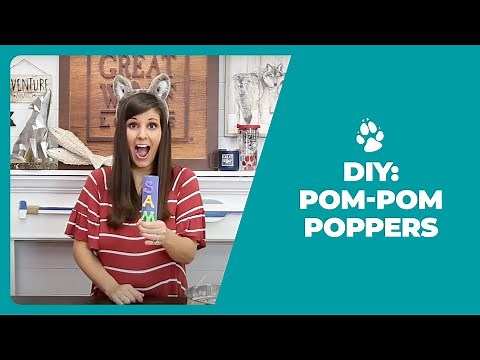How to Make Pom-Pom Poppers for Kids - Learn to Play with Lynn Lilly