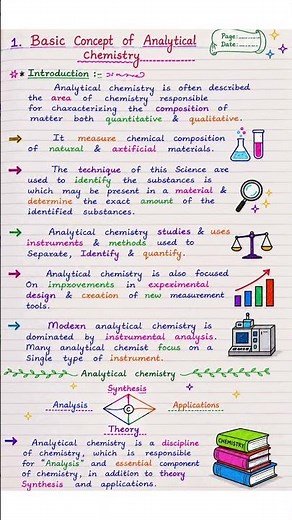 Chapter:Basic concept of analytical chemistry Topic - Introduction #bsc #chemistry #msc