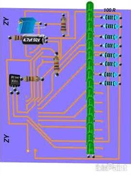 How to Make Speed Control Rain Drop LED Circuit 74HC595 #diy | #diyprojects