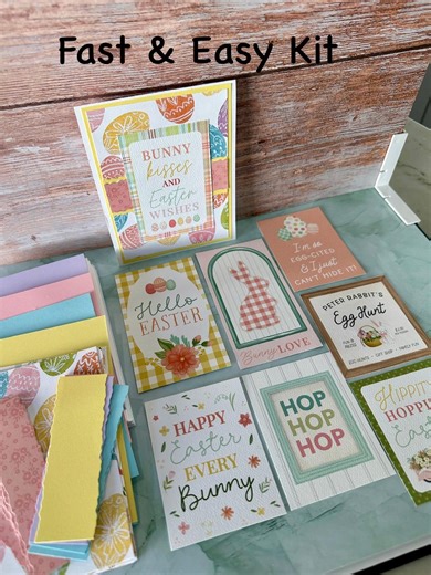 Easter DIY Card Making Kit – Make 8 Handmade Easter Cards | Pre-cut Craft Kit | Kids Easter Craft - Etsy