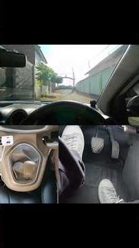 Short-distance vs. long-distance stop 'n' go on an incline #learningmanualtransmission