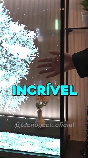 Lançou a TV TRANSPARENTE DA LG!!!