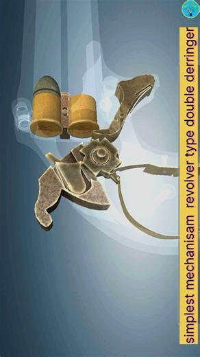 doubled-barrel pocket pistol.