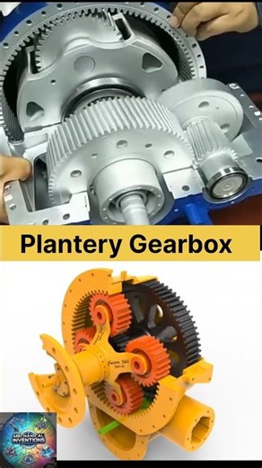 How a Planetary Gearbox Works! ⚙️ #Engineering