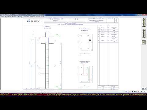 graitec arche:ferraillage de poteaux