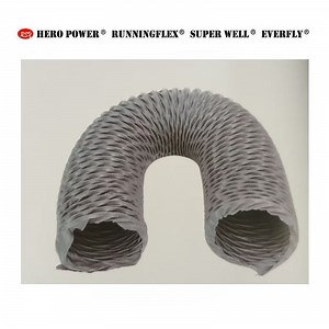 [Hot Item] Flexible PVC Fabiric Wire Reinforced Nylon Duct Hose 6/8/10/12/14/16 Inch Air Ventilation Ducting Hose