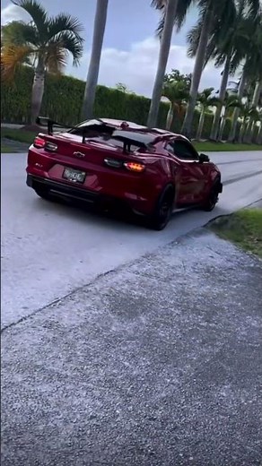 INSANE LOUD CAMARO ZL1 BURNOUT