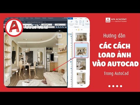 Cách load ảnh vào AutoCAD | Autocad Tutorial