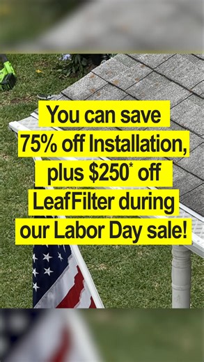 7K views | Limited Time Offer! >>> 75% off Installation + $250 off* LeafFilter <<< You May Be Surprised How Affordable a Complete Clog-Free Gutter System Can Be (Check Now!) | LeafFilter Gutter Protection | Facebook