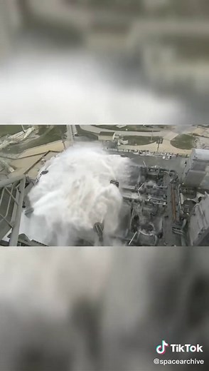 During the Space Shuttle launch sequence, the Mobile launch platform (MLP) utilized a sound suppression water system. This was used to stop any acoustical energy waves from bouncing back and damaging the Shuttle during launch.The water for this system was kept in a 290-foot-high, 300,000 gallon tank to the Northeast side of the launch pad. The water would flow through special outlets attached to the Mobile Launch Platfrom, as well as to 6, 12-foot-high quench nozzles known as