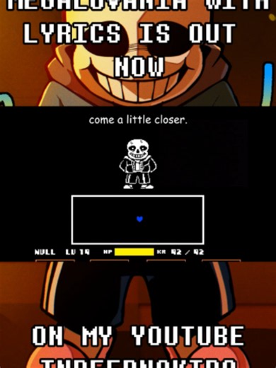 MEGALOVANIA WITH LYRICS IS OUT NOW! animation by @shutupjojo__and @frannytoktok #undertale #sans #megalovania #lyrics #fyp