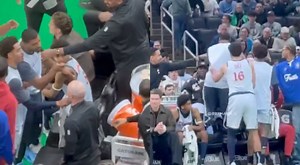 VIDEO: Marcus Smart Explodes On Fan In Boston, Who Gets Ejected After Wild Courtside Clash