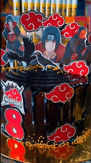 Naruto uzumaki them cake 🎂 decoration #narutouzumaki #explorepage #naruto