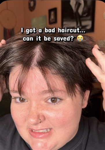 I’m so upset about this 😭 I know an inspo pic will never look identical, but… I feel like these are two VERY different haircuts. Can it be fixed in any way?? #haircut #badhaircut #hairtok #hairstylisttips #hairstylistoftiktok