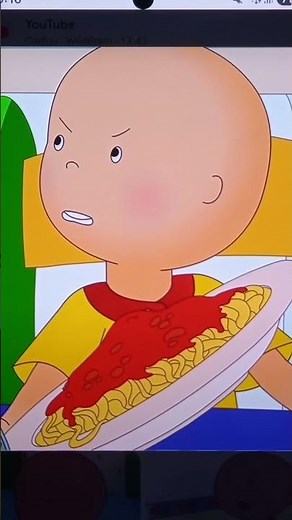 Caillou takes the cake and Rosie is crying