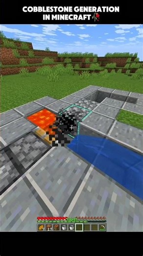 How To Build A Cobblestone Generator (Minecraft)