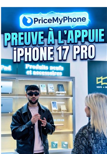 C'est fait. La gagnante est venue récupérer son lot en main propre aujourd'hui. Elle repart avec son nouvel iPhone 17 Pro. Félicitations encore à elle pour sa victoire. #concours #pricemyphone #iPhone17pro