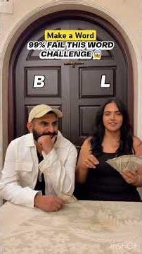Can you guess before we do?! Part-2😍 #shorts #makeaword #couplechallenge #comedy