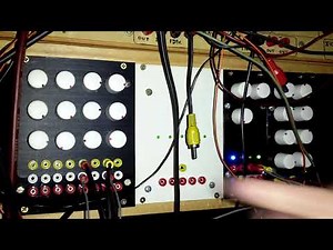 Serge Waveshaper and Electric Guitar: (LM3900) wavefolder analog synth module