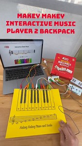 How do you like to #MakeyMakey music? Make your own full-scale paper piano with #MakeyMakey and our Backpack bundle! Free guide: https://makeymakey.com/blogs/how-to-instructions/full-scale-interactive-piano | Makey Makey | Facebook