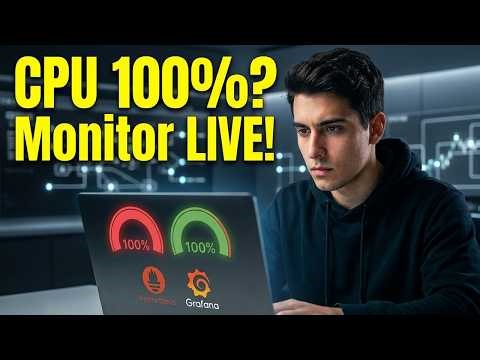Real-Time CPU Monitoring with Prometheus & Grafana Tutorial