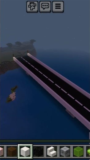 Endless Bridge Over Ocean in Minecraft 🌊 #minecraft #minecraftbuild