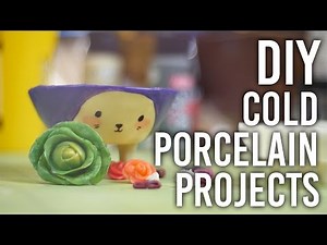 How to Make Cold Porcelain Projects : DIY