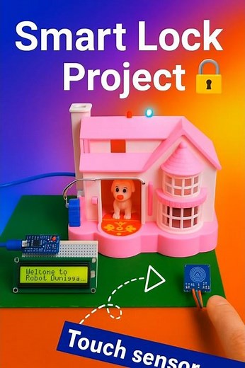 🔒 Smart Lock Project using Arduino | Arduino DIY #experiment #diy #tranding #shorts