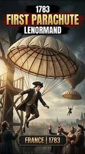 How the First Parachute Made Human Flight Possible! 🤯