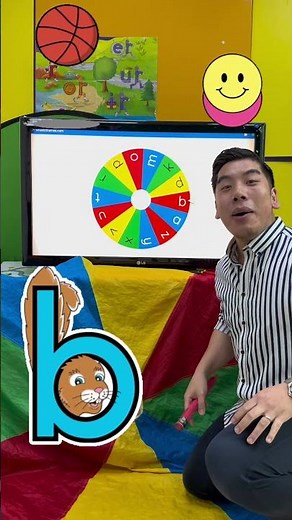 Letterland Phonics 教學 | 旋轉輪盤挑戰🤹‍♀️ Random Letter Day - Letter B 🎪