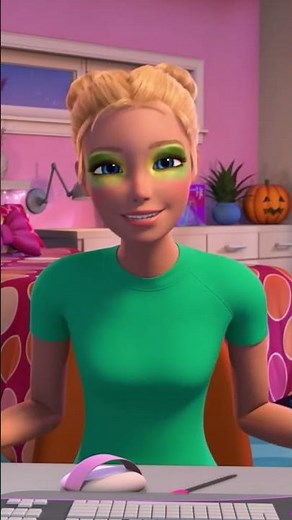 Barbie shows how to be a forest fairy for Halloween
