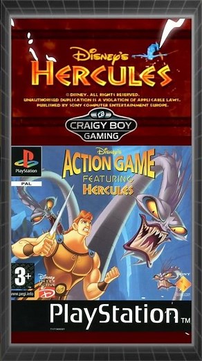 Disney’s Hercules Action Game PS1 Gameplay #retrogaming