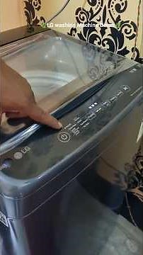 How To Use LG 8kg washing Machine Top Loaded Fully Automatic five star 😍 #shorts #youtubeshorts