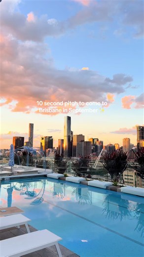 POV: you finally booked that Brisbane trip for September 👀 Between BIGSOUND, @Brisbane Festival, whale watching season and spring in bloom, turns out you picked a pretty good month. If you're not already here - next year? ✈️ #VisitBrisbane #Australia [ID: A compilation of events and locations across Brisbane, including sunset city views, fireworks over the Story Bridge, a water and light show on the river, lavender fields and concerts]