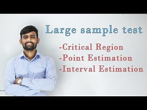 Large Sample Test Introduction - Part -2 [Lec 2]