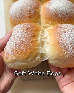 The ultimate soft white bun - using two different techniques of tangzhong & Scalding the flour gives you a bun that stays pillowy soft for days! The recipe is linked in the comments! | Matt Adlard