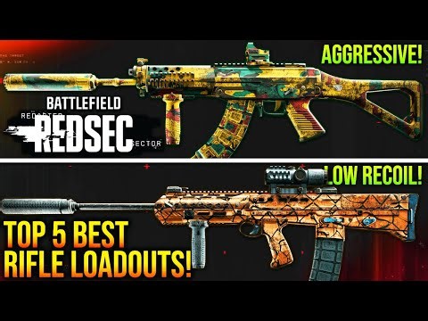 BATTLEFIELD REDSEC: Top 5 BEST RIFLE LOADOUTS To Use! (REDSEC Best Weapons)