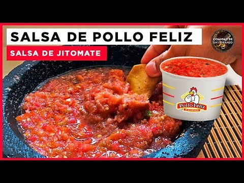 Salsa de Pollo Feliz | Salsa de Jitomate (Receta sencilla)