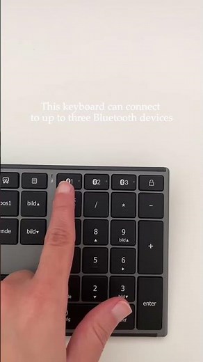 Kabellose Tastatur, Deutsches QWERTZ,Leise Tasten, Kompatibel mit iPadOS Android, Windows,KB06007