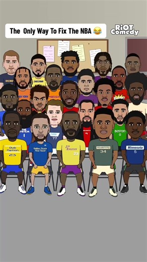 The Only Way To Fix The NBA: Hilarious Cartoon Parody 🏀